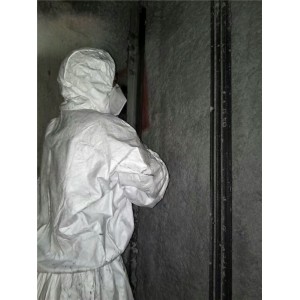 无机纤维喷涂棉施工