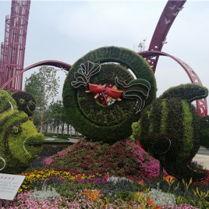 植物绿雕造型