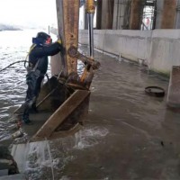 取水口拦污栅清理