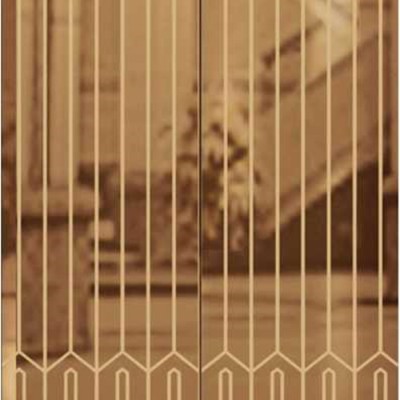 玫瑰金镜面蚀刻