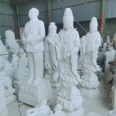 汉白玉伟人雕塑